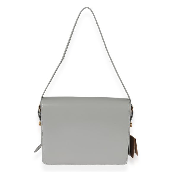 Burberry Grey Smooth Leather Large Alice Bag - Picture 1 of 8